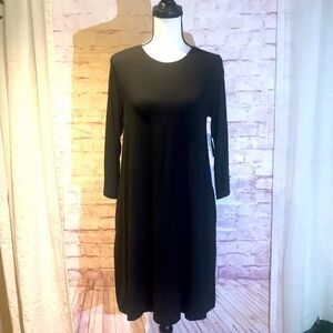 Time and tru black dress